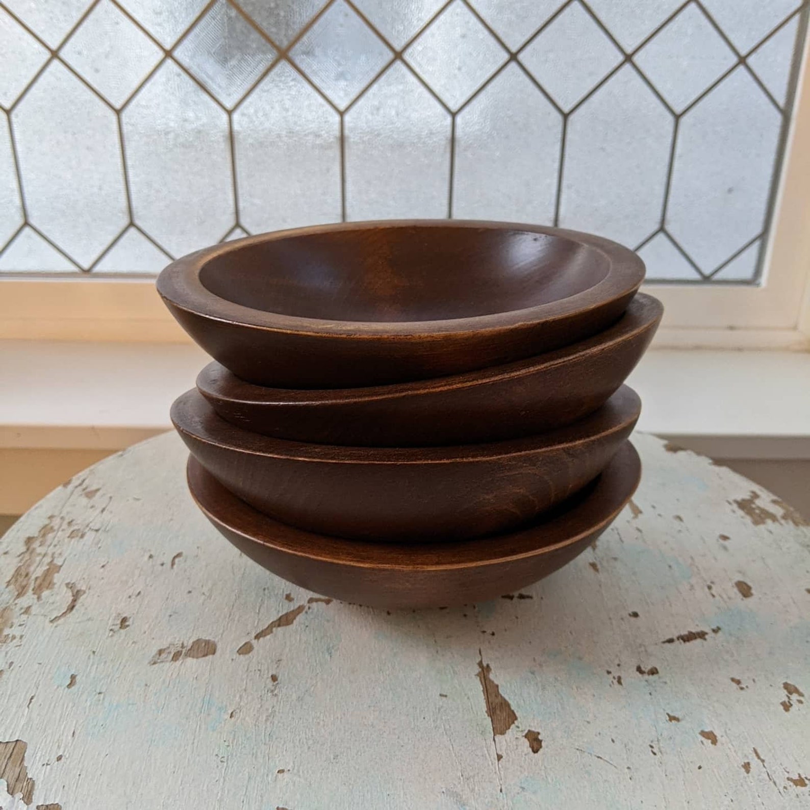 4 Made in America Vintage Woodcroftery Bowls Etsy