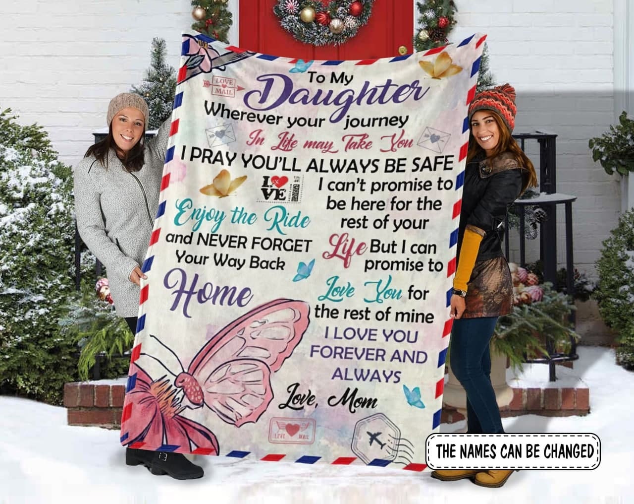 To My daughter blanket Daughter Blanket Mom To Daughter Etsy