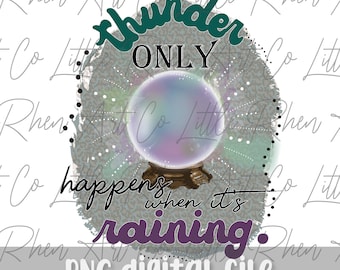 Thunder Only Happens Tik Tok Fleetwood Mac Digital SVG Download - Etsy