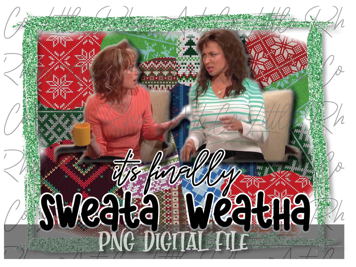 Christmas Png SNL Sweata Weatha Sublimation File Sweater Etsy