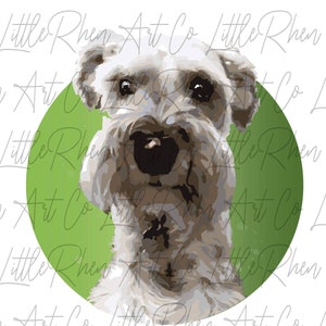 Printable Pet Portraits Plus - 8x10" JPG Format - Pet Drawing - Dog ...