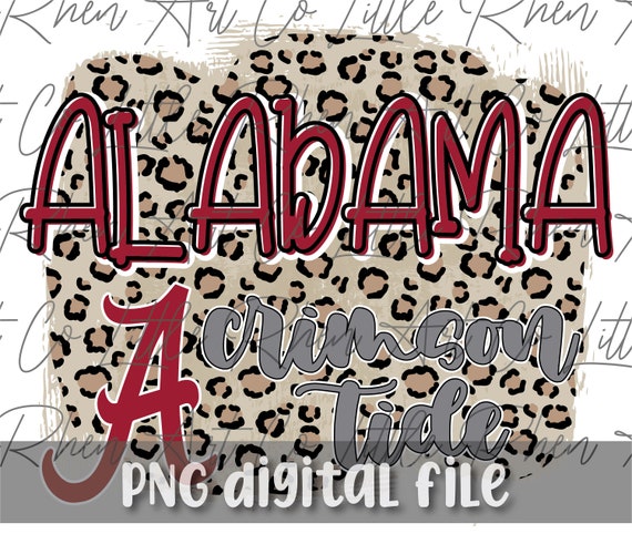 Alabama Cheetah PNG Sublimation printable instant download