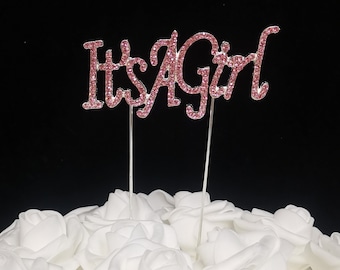 Its a Girl Cake Topper Baby Shower Cake Toppers It's Girl - Etsy