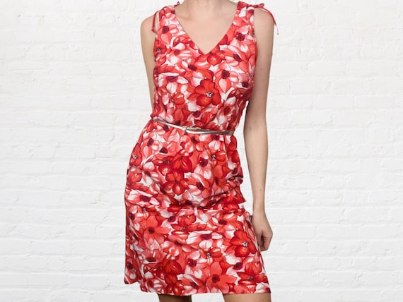 VINTAGE | 1980’s Dizaro Collection Red Poppy Flor… - image 1