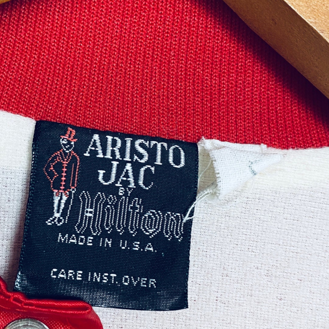 VINTAGE 1980s Aristo Jac by Hilton Red Varsity Jacket Retro - Etsy
