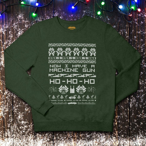 green xmas jumper