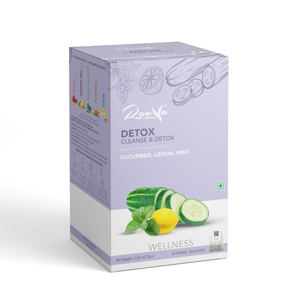 DETOX (Cleanse & Detox Tea)  by Ravya Drinks.
