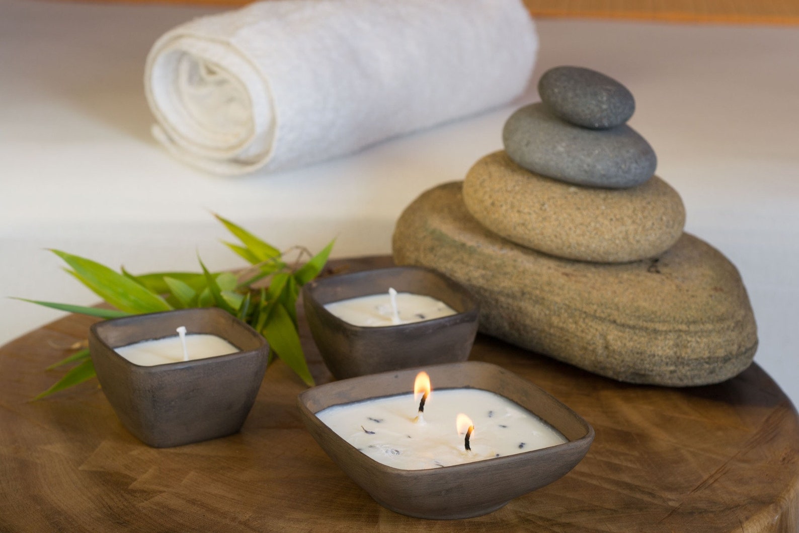 Massage Candle. Relaxing massage scent candle with essential Etsy