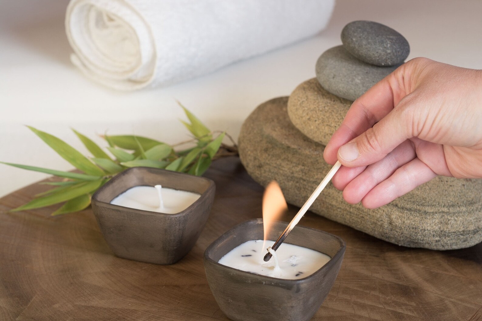 Massage Candle. Healing massage scent candle with essential Etsy