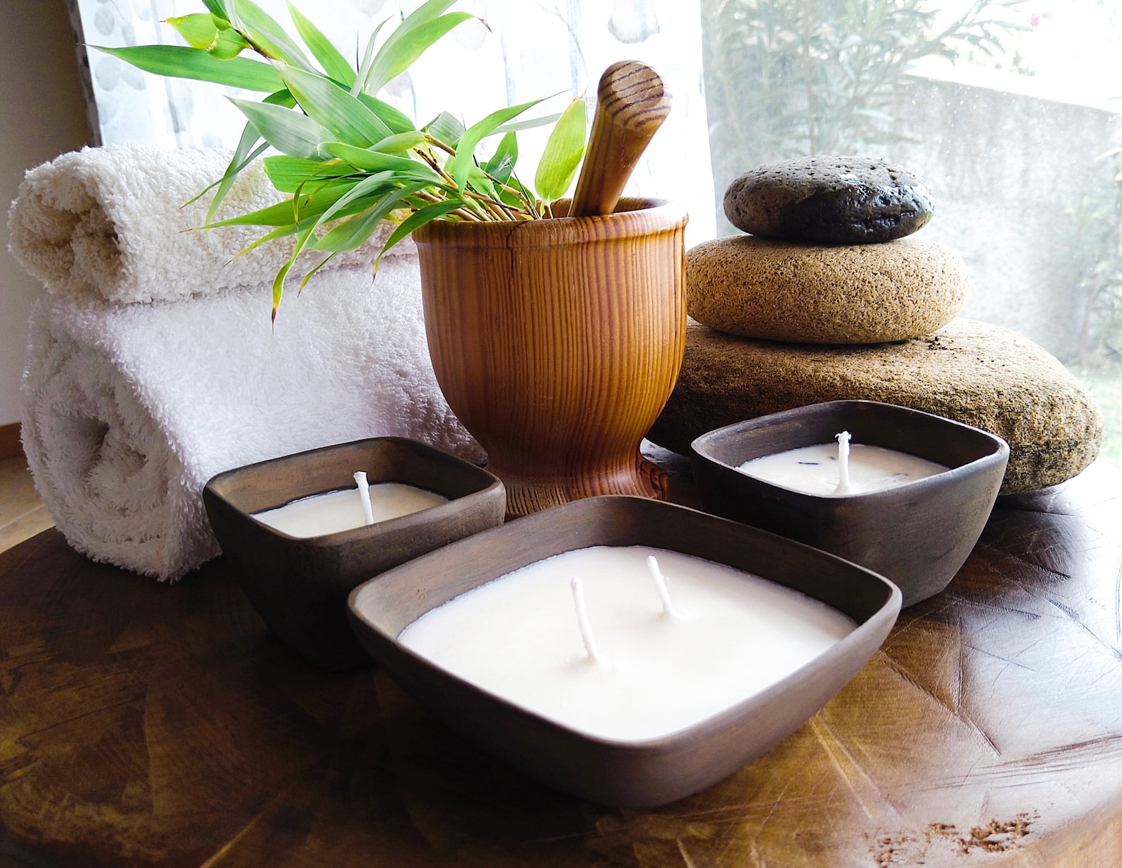 Massage Candle. Relaxing massage scent candle with essential Etsy