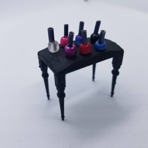 Miniature Dollhouse Manicure Set Nail Polish Emery Board Etsy