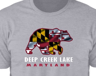 Deep Creek Lake Maryland, DCL, MD, Gift, Vacation, GiftT-Shirt