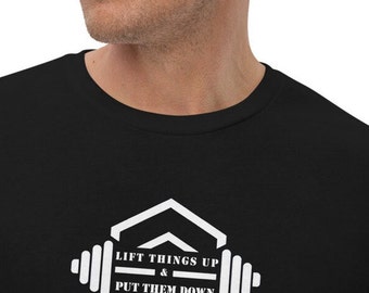 lift things up and put them down athletic cut Short Sleeve T-shirt