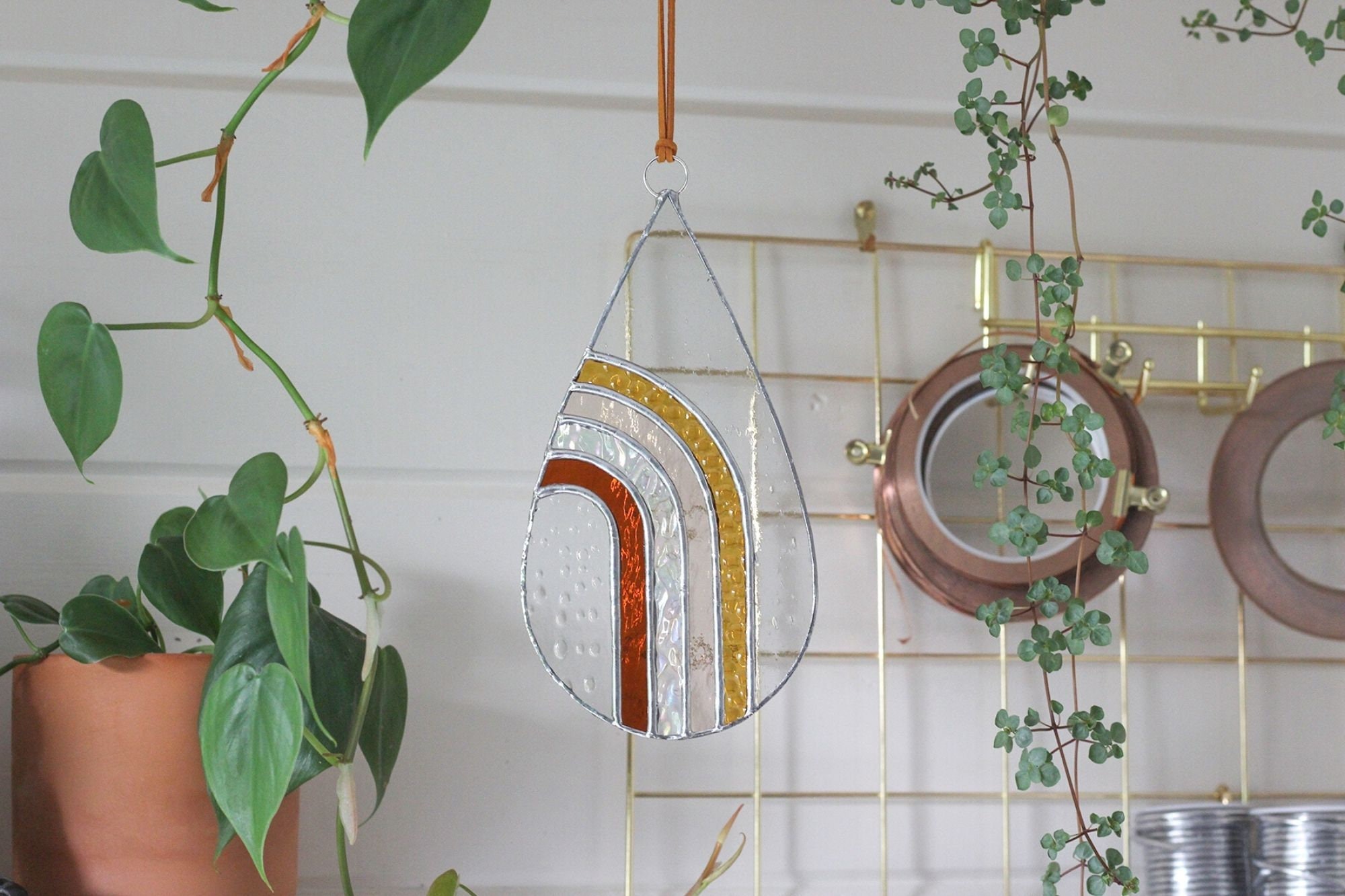 PATTERNS 2 Rainbow Drop Stained Glass Patterns Digital | Etsy