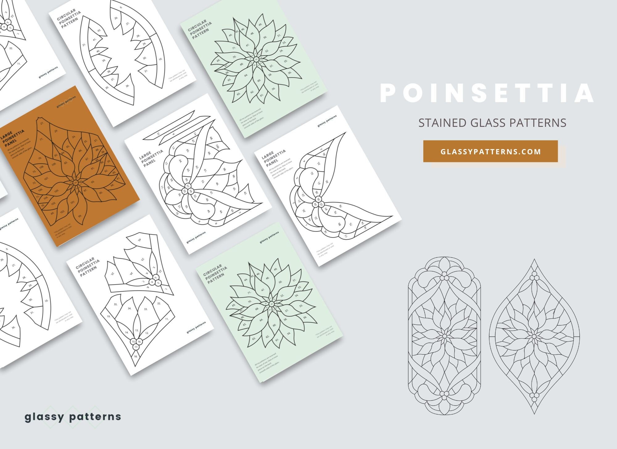 26+ Poinsettia Stained Glass Pattern