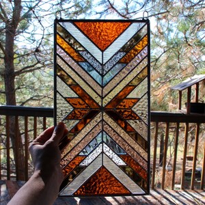 PATTERNS Geometric Southwestern Stained Glass Pattern Digital Download