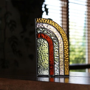 PATTERNS • 4 Standing Rainbow Stained Glass Patterns • Digital Download ...