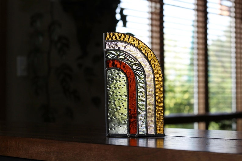 PATTERNS 4 Standing Rainbow Stained Glass Patterns Digital - Etsy