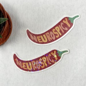 Neurospicy Sticker, Neruodivergent Sticker, ADHD Sticker, Mental Health Sticker, Executive Dysfunction, Laptop Sticker