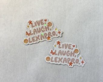 Live Laugh Lexapro Sticker, Mental Health Sticker, Lexapro Sticker, Anxiety, Funny Sticker, Dark Humor Sticker, Laptop Sticker