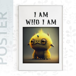 AI Art Nursery Wall POSTER, Boys Room decoratie, AI Generated, Home Décor, Yellow Playroom Paper Print, 12x18 20x30 24x36 inch