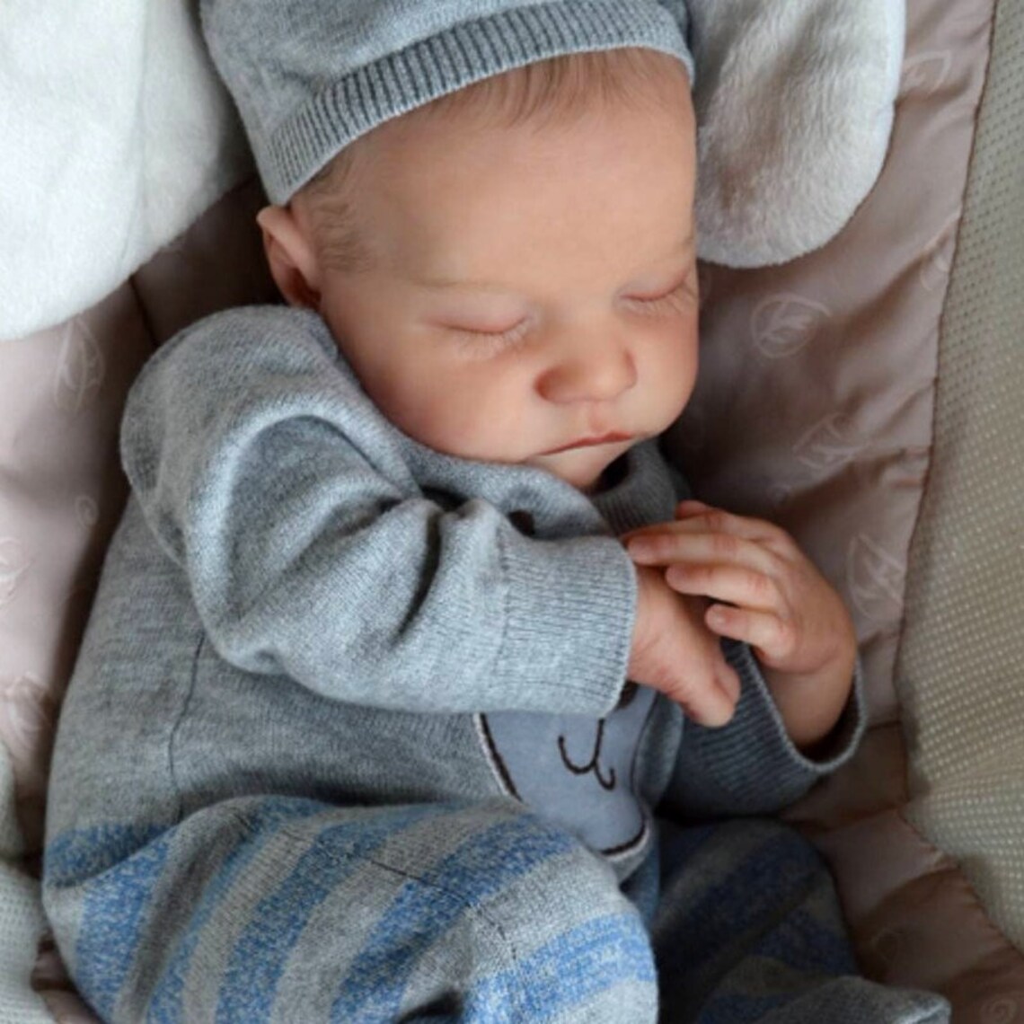 Reborn Kit 17 Inches Reborn Baby Kit Levi Vinyl Unpainted Etsy UK