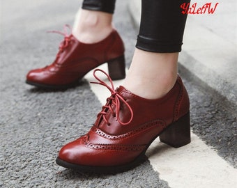 women's oxford pumps