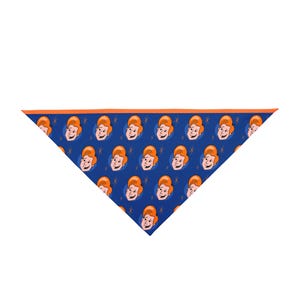 Bandana divertida para mascotas de Conan O'Brien: diseño de personaje de dibujos animados, accesorios para perros, ropa para mascotas, regalos adorables para amantes de las mascotas, ropa navideña para mascotas.