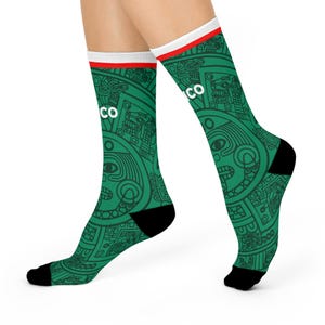 Retro Mexico Jersey Socks: Show Your Support for El Tri La Seleccion Mexicana Gift for Any Mexico Soccer Fan