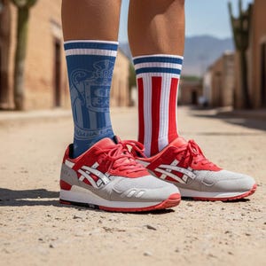 Calcetines retro de Chivas Guadalajara, diseño de camiseta 2012-2013, regalo para aficionados del Rebaño Sagrado, equipo vintage de fútbol mexicano, Copa Mundial 2026