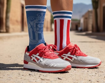 Chivas Guadalajara Retro Socks, 2012-2013 Jersey Design, Rebaño Sagrado Fan Gift, Vintage Mexican Soccer Gear, World Cup 2026