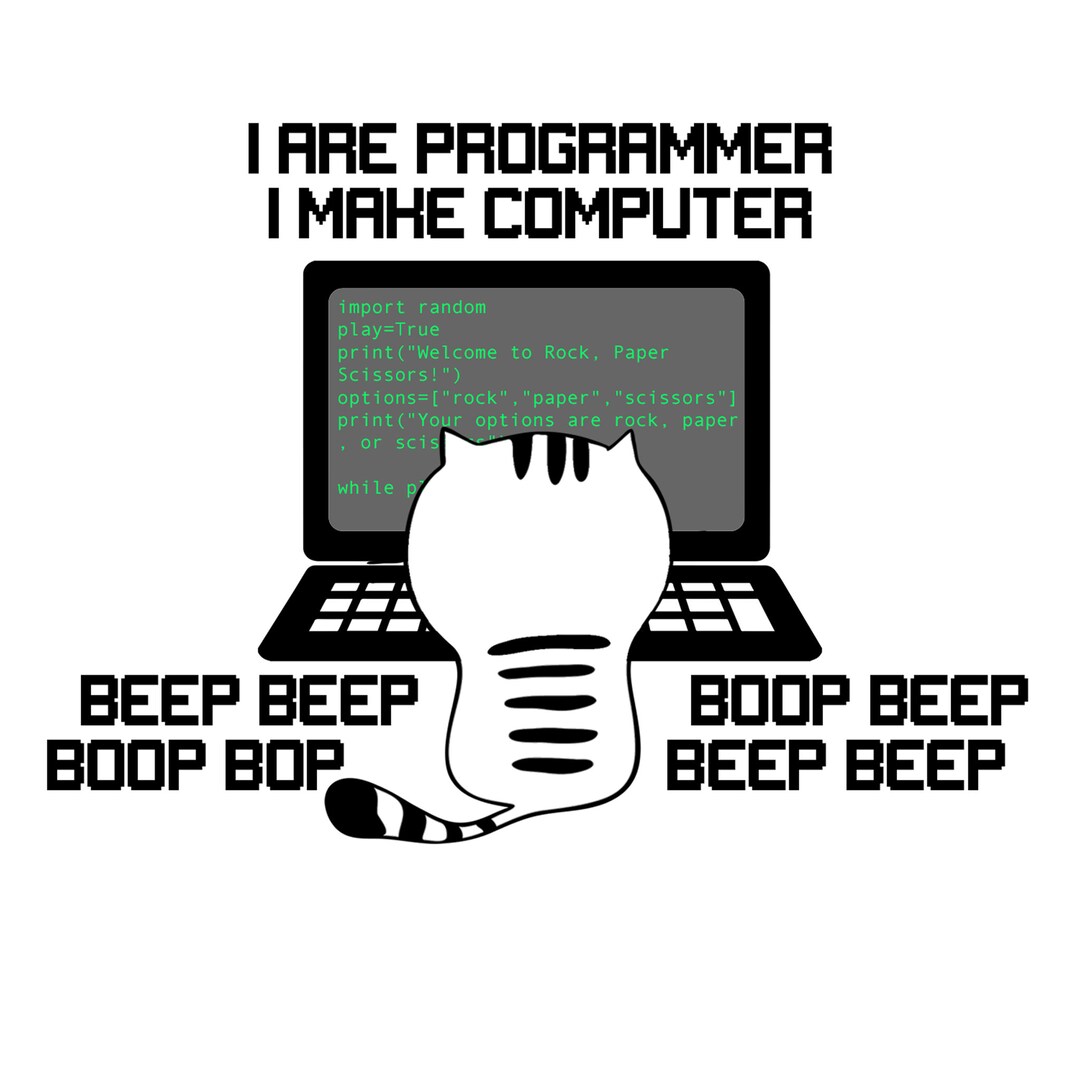 Funny Cat Programmer T-shirt – Unisex Coding Tee - Etsy