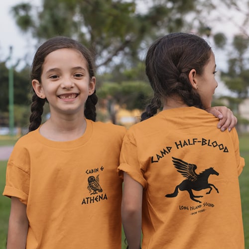 Camp Half Blood Shirts With Cabin Logo / Percy Jackson / Etsy