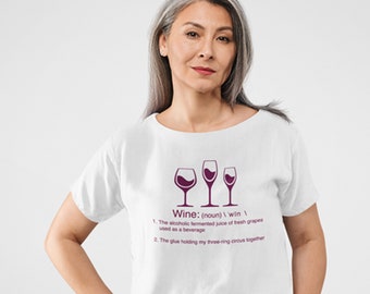 Definition of Wine: (noun) ˈwīn Women's Unisex Sweatshirt T