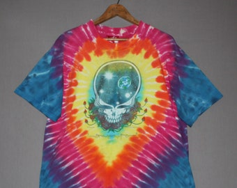 Vintage 1987 Grateful Dead Space Your Face Tie-Dye T-shirt