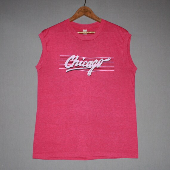 Textured Striped 1980\u2019s Crochet Knit Sleeveless Top Pink Colorblock