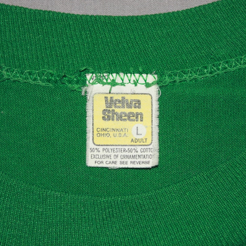 Vintage Heineken Imported Beer Holland Dutch Velvasheen T-shirt 80's image 3