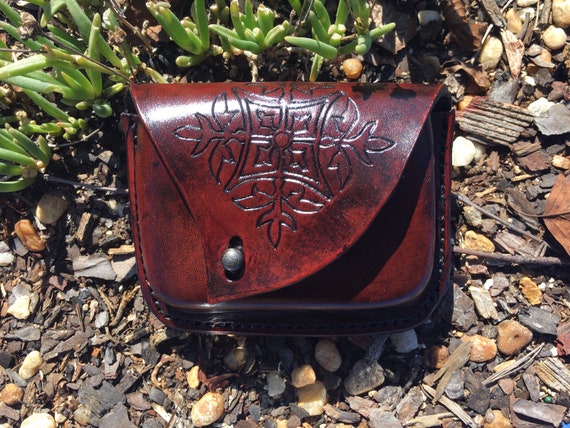 Handmade Leather Pouch Etsy