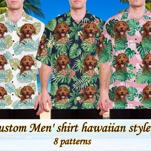 Custom Pet Hawaiian Shirt: Personalized Dog Photo Tropical Shirt