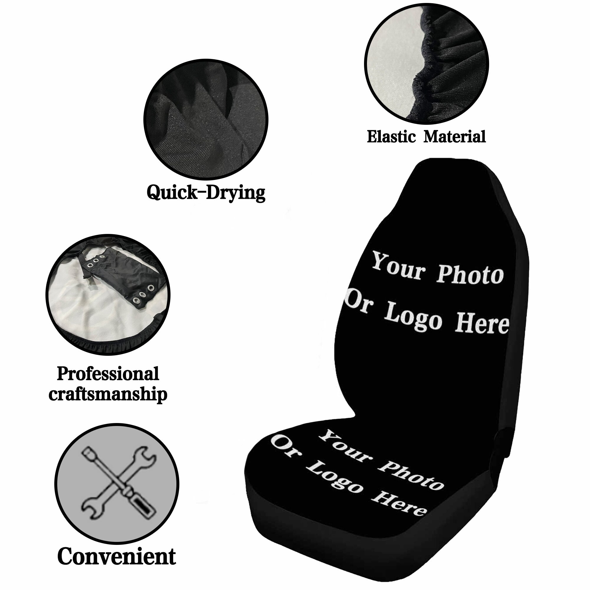 Personalized Your Design Car Seat Covers Custom Car Seat Etsy