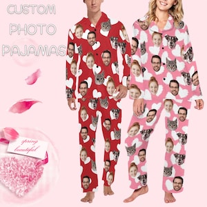 Personalized Photo Pajama Pants: Custom Face Pajamas Set