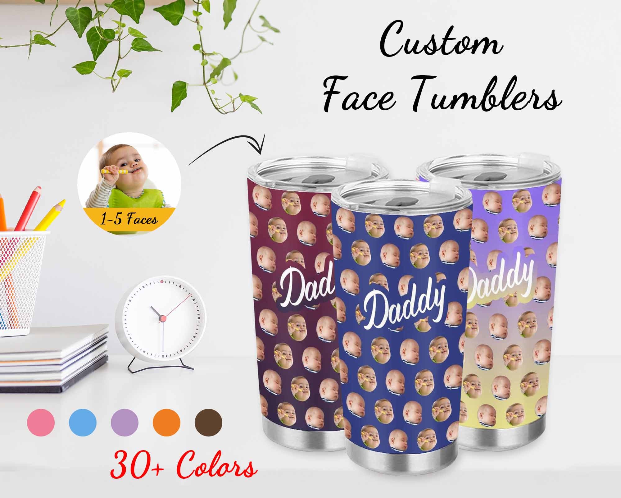 Personalized Tumbler with lid and straw | 20oz Stainless Steel Insulated  Tumblers | Personalized Gif…See more Personalized Tumbler with lid and  straw