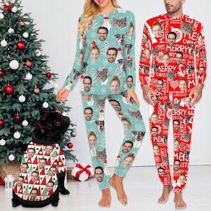 Personalized Christmas Pajama Set: Custom Photo Pajamas