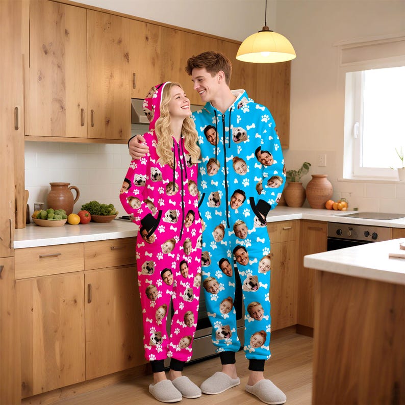 Custom Face Pajamas: Personalized Family Matching Pajamas bild 10