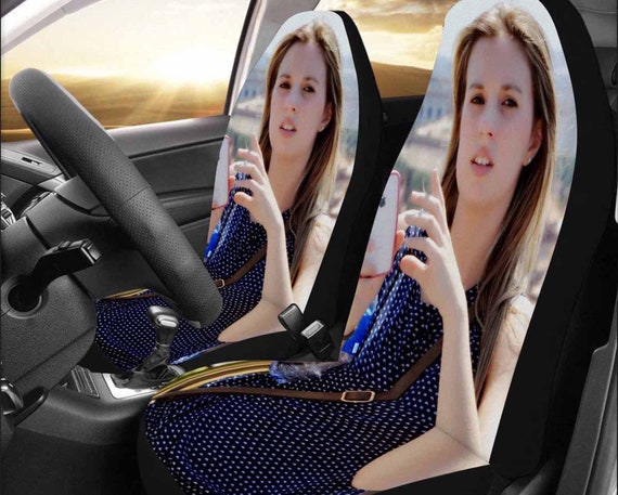 Custom Photo Car Seat Covers: Personalized Image Protector, Husband Gift