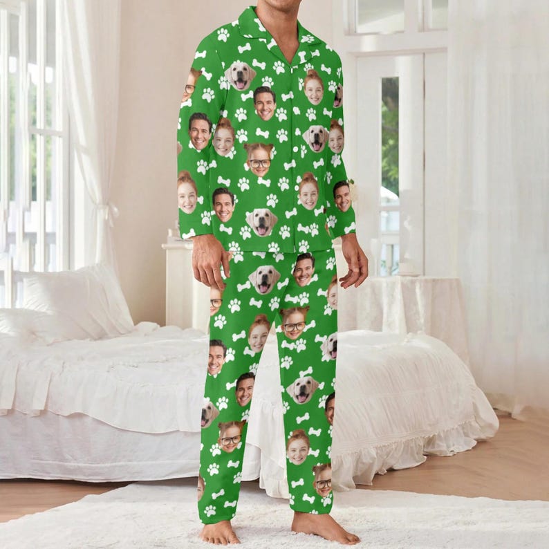 Custom Face Pajamas: Personalized Family Matching Pajamas bild 13
