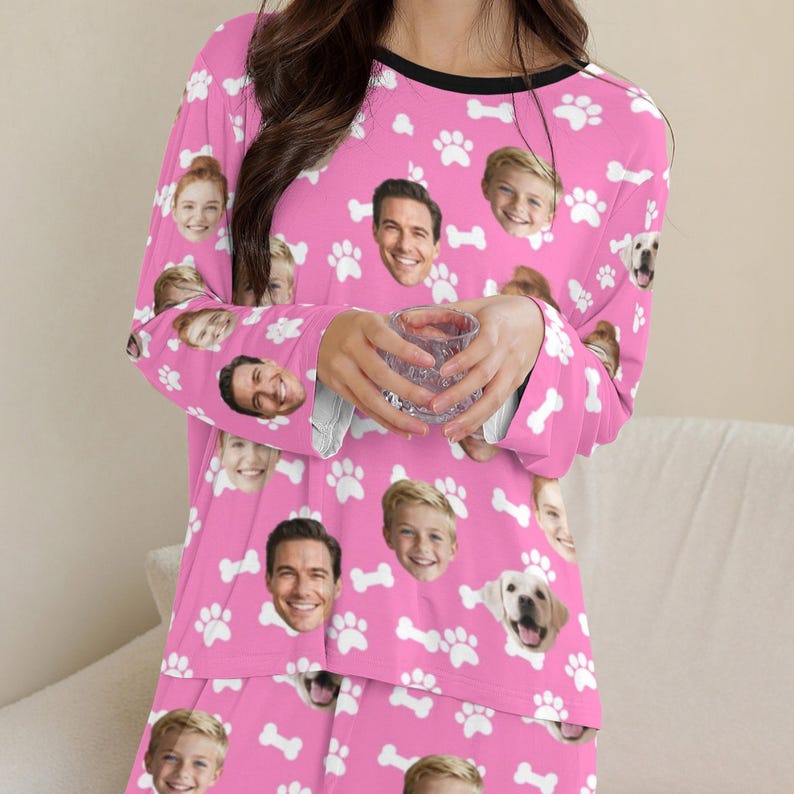 Custom Face Pajamas: Personalized Family Matching Pajamas bild 11