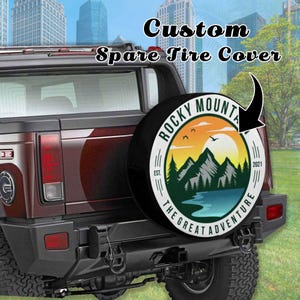 Custom Photo Spare Tire Cover: Personalized Design for Jeep, RV, SUV