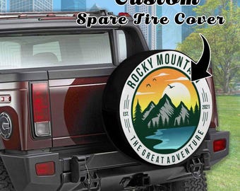 Custom Photo Spare Tire Cover: Personalized Design for Jeep, RV, SUV