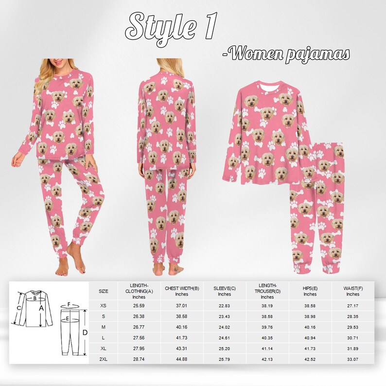 Custom Face Pajamas: Personalized Family Matching Pajamas bild 5